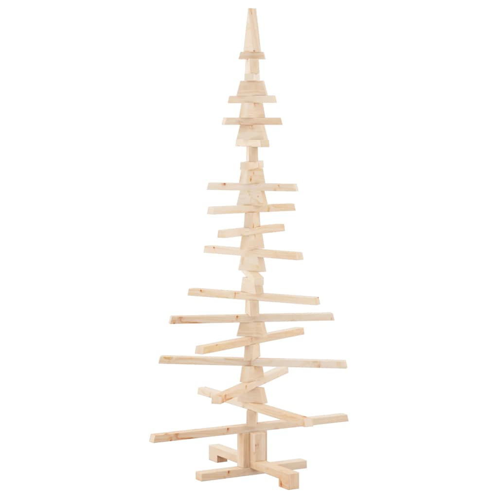 Albero di Natale in legno per decorazioni 150 cm in legno massello di pino | homemem39
