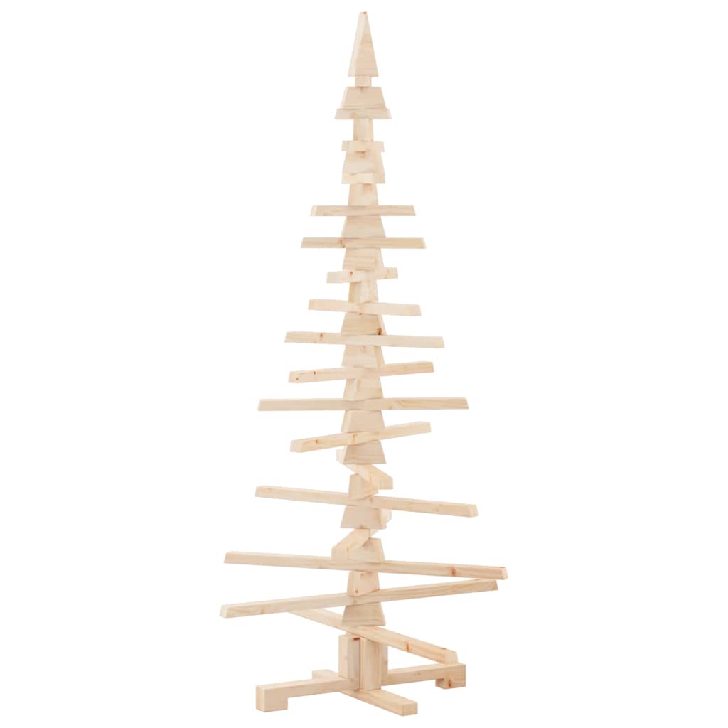 Albero di Natale in legno per decorazioni 150 cm in legno massello di pino | homemem39