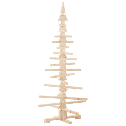 Albero di Natale in legno per decorazioni 150 cm in legno massello di pino | homemem39