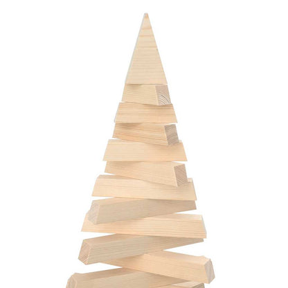 Albero di Natale in legno per decorazioni 150 cm in legno massello di pino | homemem39