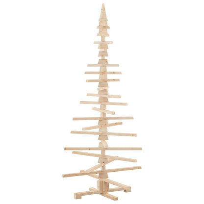 Albero di Natale Decorativo in Legno 180 cm Legno Massello Pino | homemem39