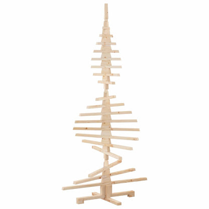 Albero di Natale Decorativo in Legno 180 cm Legno Massello Pino | homemem39