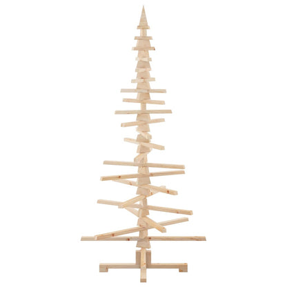 Albero di Natale Decorativo in Legno 180 cm Legno Massello Pino | homemem39