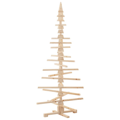Albero di Natale Decorativo in Legno 180 cm Legno Massello Pino | homemem39