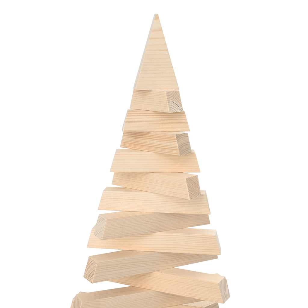 Albero di Natale Decorativo in Legno 180 cm Legno Massello Pino | homemem39