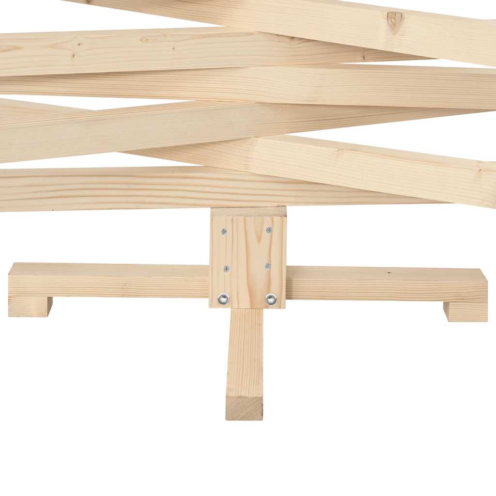 Albero di Natale Decorativo in Legno 180 cm Legno Massello Pino | homemem39
