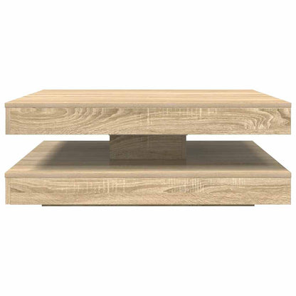 Tavolino da Caffè Girevole a 360 Gradi Sonoma 90x90x34,5 cm | homemem39
