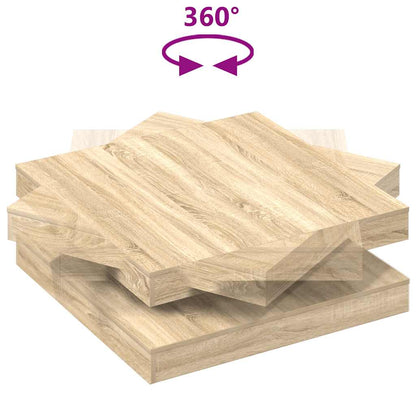 Tavolino da Caffè Girevole a 360 Gradi Sonoma 90x90x34,5 cm | homemem39