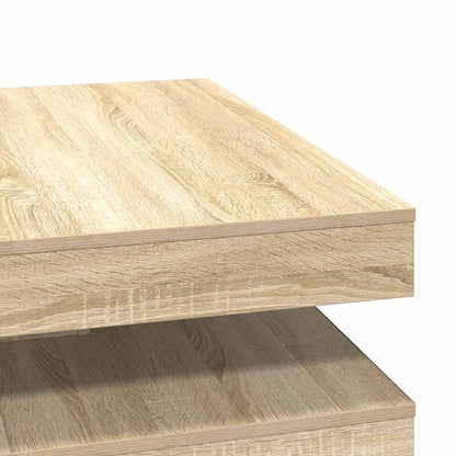 Tavolino da Caffè Girevole a 360 Gradi Sonoma 90x90x34,5 cm | homemem39