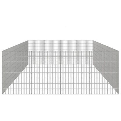 Recinto per Animali Ruspante 24 Pannelli 54x80 cm Ferro Zincato | homemem39