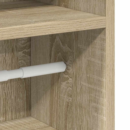 Mobile da Bagno con Portarotolo Rovere Sonoma 20,5x22x90 cm