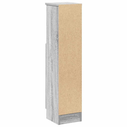 Mobile da Bagno con Portarotolo Grigio Sonoma 20,5x22x90 cm | homemem39
