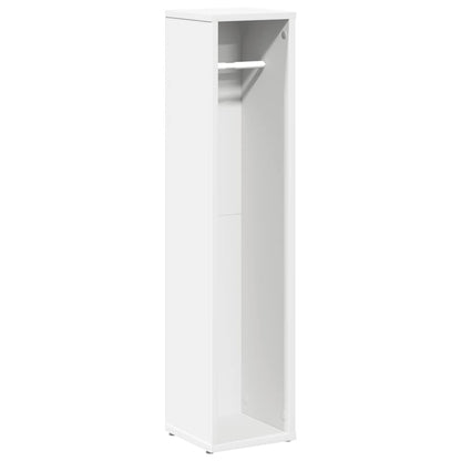 Mobile da Bagno con Portarotolo Bianco 20,5x20x90 cm