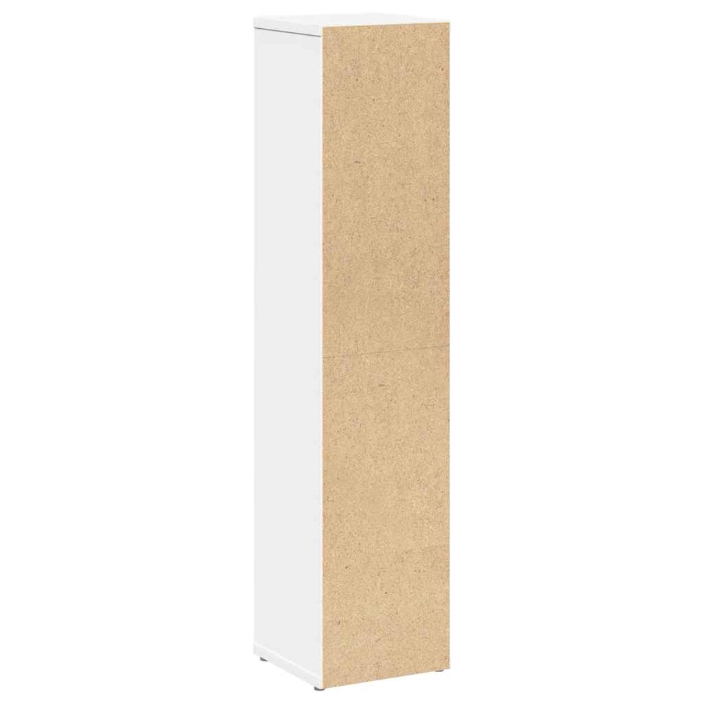 Mobile da Bagno con Portarotolo Bianco 20,5x20x90 cm | homemem39