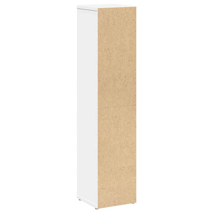Mobile da Bagno con Portarotolo Bianco 20,5x20x90 cm | homemem39