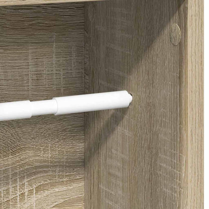 Mobile da Bagno con Portarotolo Rovere Sonoma 20,5x20x90 cm | homemem39