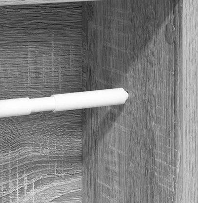 Mobiletto da bagno con portarotolo Grigio Sonoma 20,5x20x90 cm | homemem39