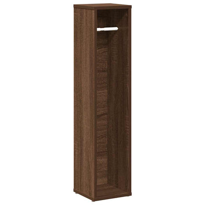 Mobiletto da bagno con portarotolo rovere Marrone 20,5x20x90 cm | homemem39