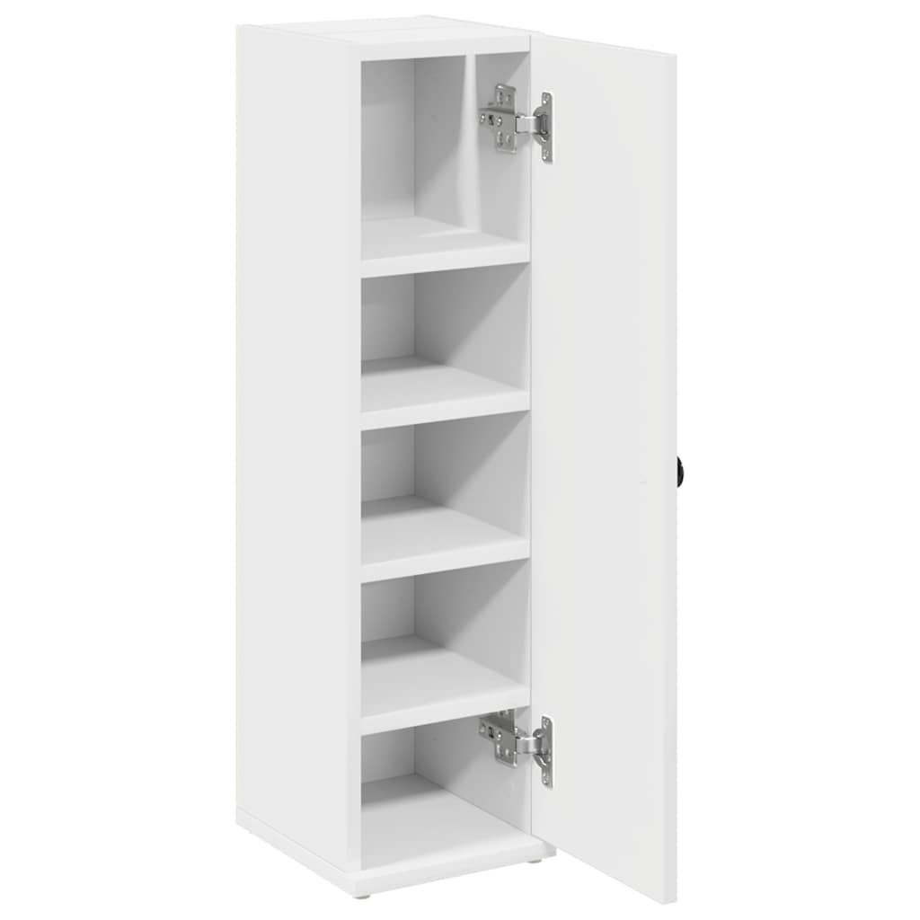 Mobile da Bagno con Portarotolo Bianco 20,5x22x72 cm | homemem39