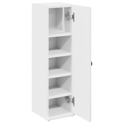Mobile da Bagno con Portarotolo Bianco 20,5x22x72 cm | homemem39