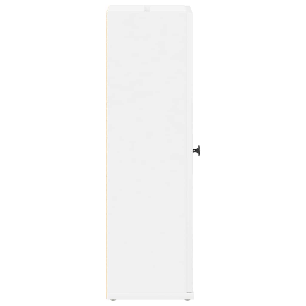 Mobile da Bagno con Portarotolo Bianco 20,5x22x72 cm | homemem39