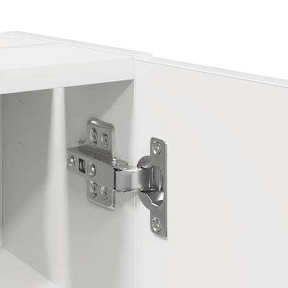 Mobile da Bagno con Portarotolo Bianco 20,5x22x72 cm | homemem39