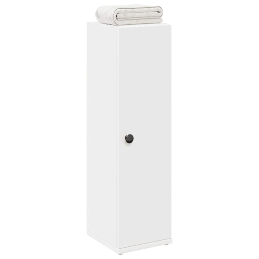 Mobile da Bagno con Portarotolo Bianco 20,5x22x72 cm | homemem39