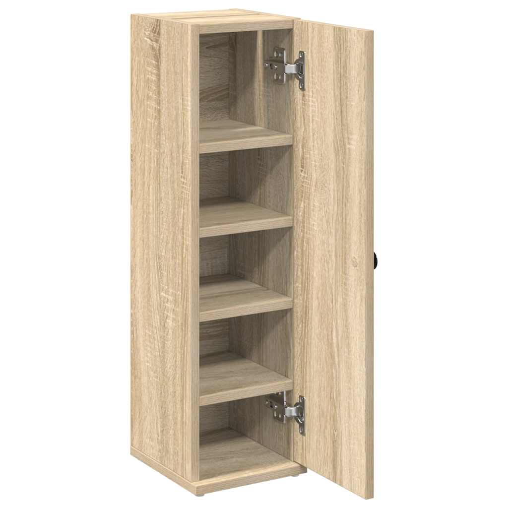 Mobile da Bagno con Portarotolo Rovere Sonoma 20,5x22x72 cm | homemem39