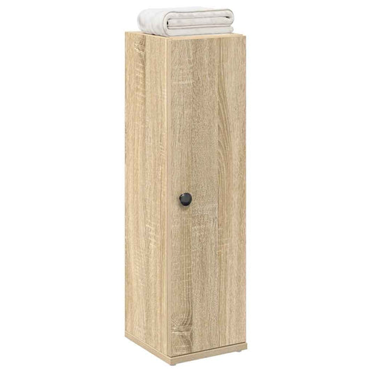 Mobile da Bagno con Portarotolo Rovere Sonoma 20,5x22x72 cm | homemem39