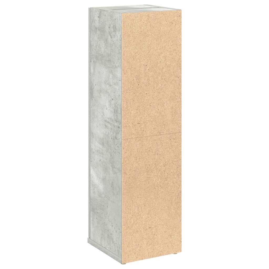 Mobile da Bagno con Portarotolo Grigio Cemento 20,5x22x72 cm | homemem39