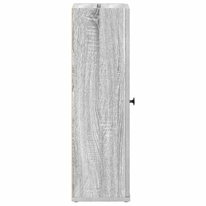 Mobile da Bagno con Portarotolo Grigio Sonoma 20,5x22x72 cm | homemem39