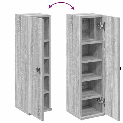 Mobile da Bagno con Portarotolo Grigio Sonoma 20,5x22x72 cm | homemem39