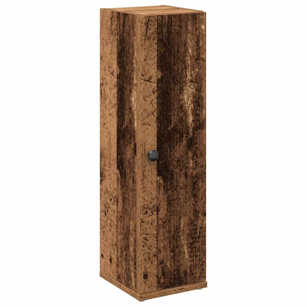 Mobile da Bagno con Portarotolo Legno Antico 20,5x22x72 cm | homemem39