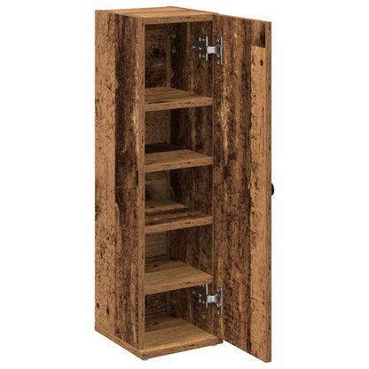 Mobile da Bagno con Portarotolo Legno Antico 20,5x22x72 cm | homemem39