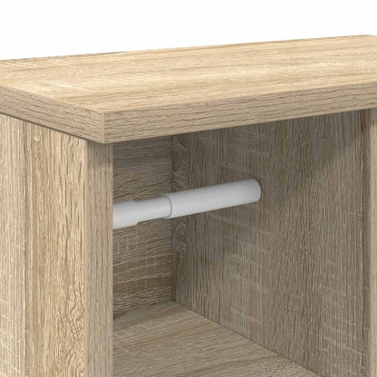 Mobile da Bagno con Portarotolo Rovere Sonoma 39x22x90 cm | homemem39