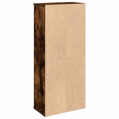 Mobile da Bagno con Portarotolo Rovere Fumo 39x22x90 cm | homemem39