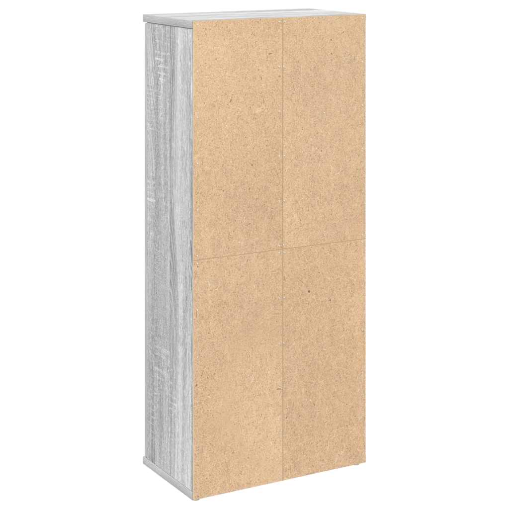 Mobile da Bagno con Portarotolo Grigio Sonoma 39x22x90 cm | homemem39
