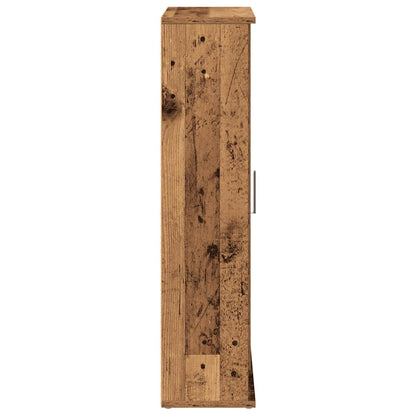 Mobile da Bagno con Portarotolo Legno Antico 39x22x90 cm | homemem39