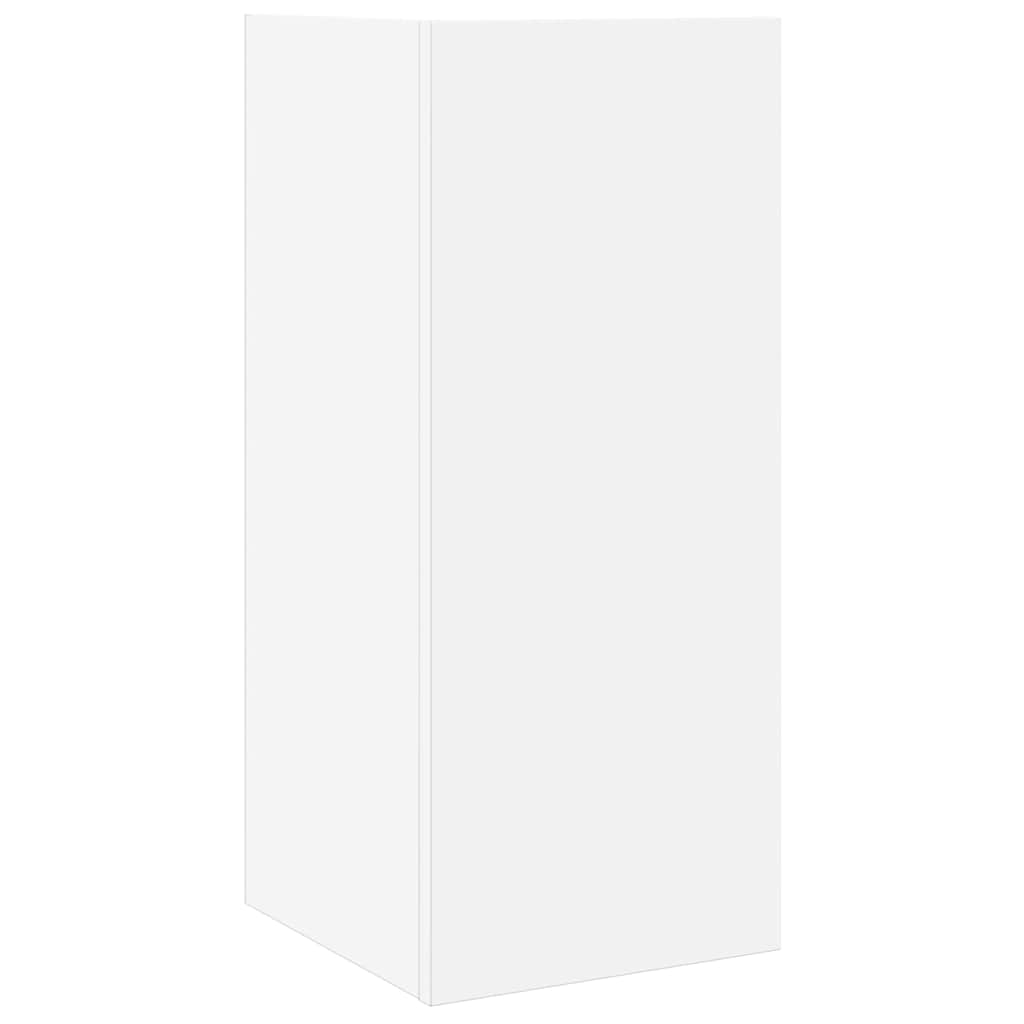 Tavolini Laterali 2pz con Ripiano Bianco 25,5x27x60 cm | homemem39