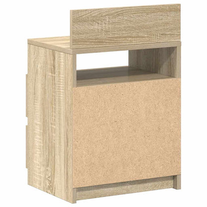 Comodini 2 pz con 2 Cassetti Rovere Sonoma 40x33x60 cm - homemem39