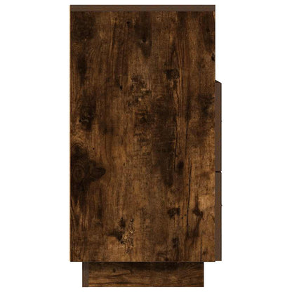 Comodini 2 pz con 2 Cassetti Rovere Fumo 36x36x68 cm - homemem39