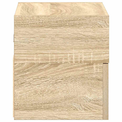 Comodino a Muro Rovere Sonoma 45x26x28,5 cm