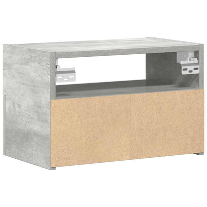 Comodino a Muro Grigio Cemento 45x26x28,5 cm - homemem39