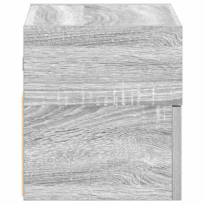 Comodino a Muro Grigio Sonoma 45x26x28,5 cm - homemem39