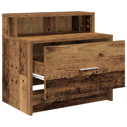 Comodino con Cassetto Legno Antico 51x31x47 cm - homemem39