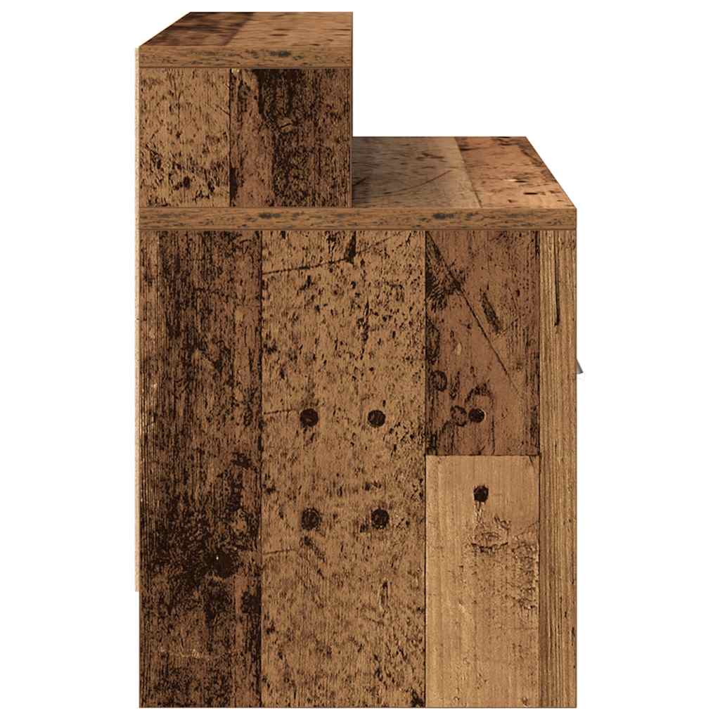 Comodini con Cassetto 2 pz in Legno Antico 51x31x47 cm - homemem39