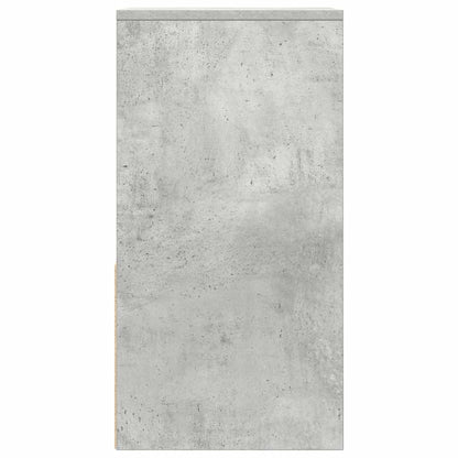 Comodini con Cassetto 2 pz Grigio Cemento 35x34x66,5 cm - homemem39