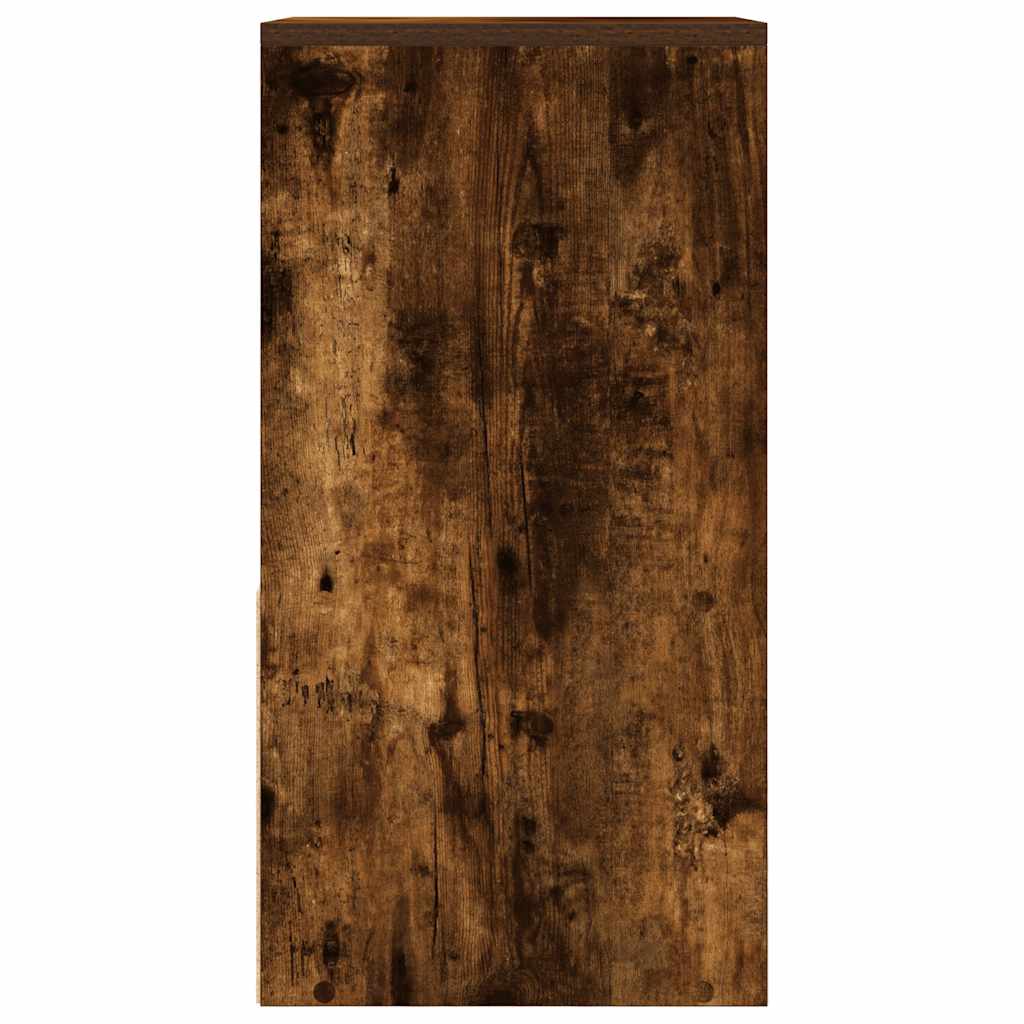 Comodini con Cassetto 2 pz Rovere Fumo 35x34x66,5 cm - homemem39