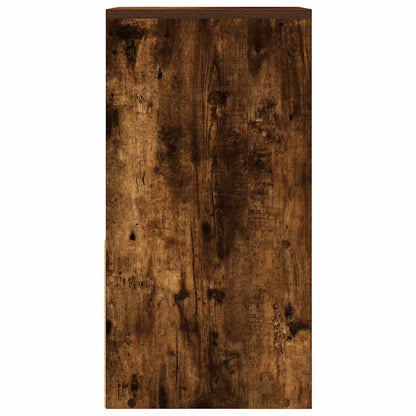 Comodini con Cassetto 2 pz Rovere Fumo 35x34x66,5 cm - homemem39