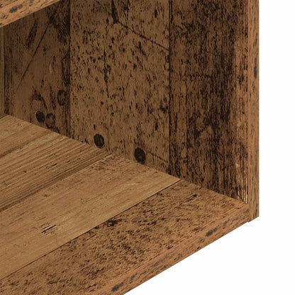 Comodini con Cassetto 2 pz Legno Antico 35x34x66,5 cm - homemem39